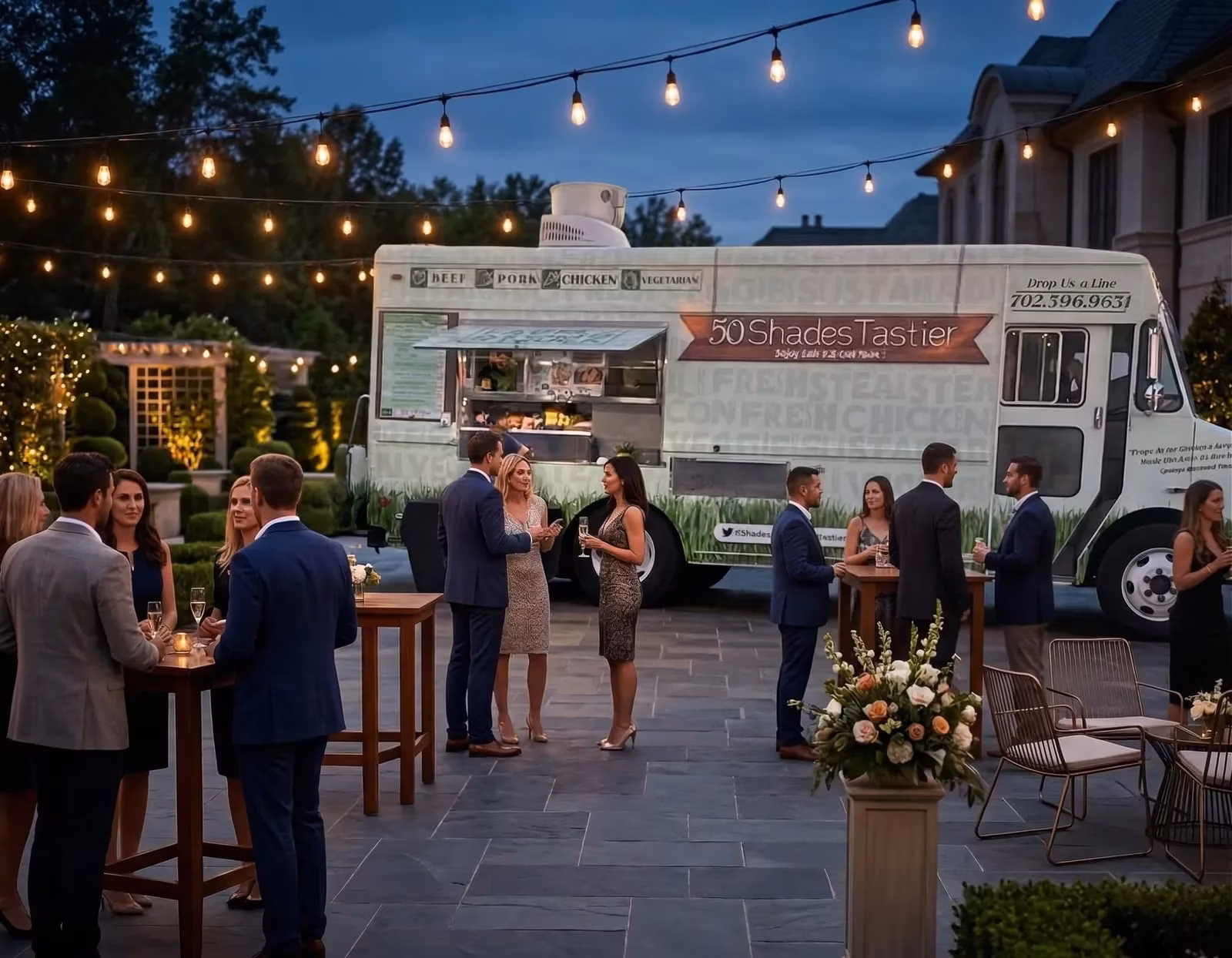 50ShadesTastier Food Truck at an Event